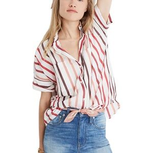 Madewell Courier Shirt in Lorelei Stripe